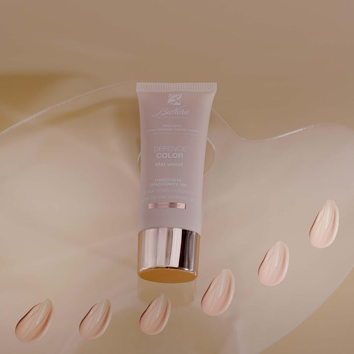 Bionike Defence Color Foundation Mat Velvet Mattierend 12h Matt-Effekt SPF 15 für Mischhaut und fett