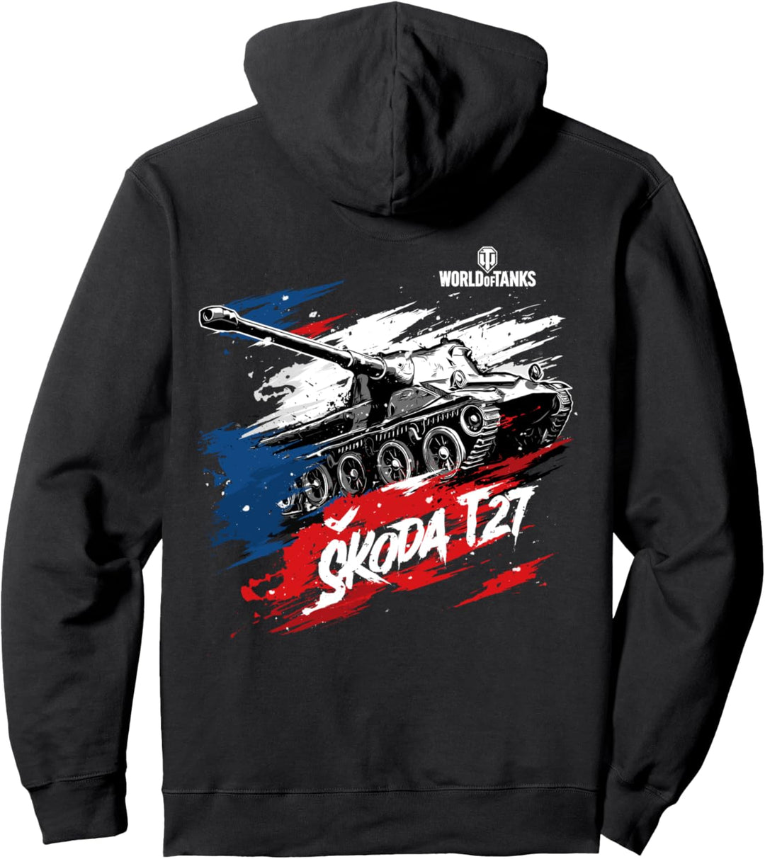 Welt der Panzer Skoda T 27 Pullover Hoodie