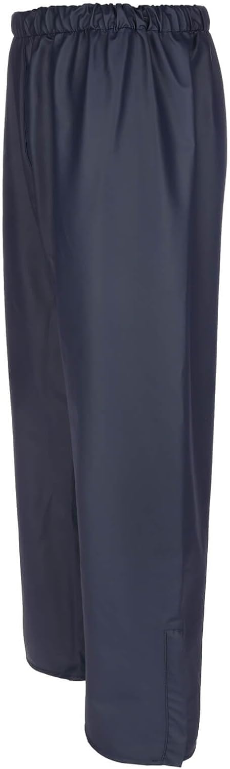 modAS Unisex PU-Regenbundhose Profi - Regenhose Damen Herren Leichte Gummihose Winddicht Wasserdicht
