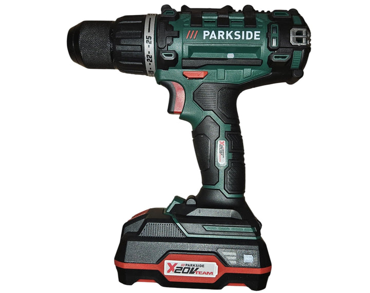 PSIDE PARKSIDE® 20V 2in1 Akku Bohrschrauber Set »PABS 20-Li G8«, mit 2 Akkus, Ladegerät, Zubehörset,