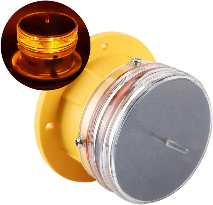 Solar Power Standlicht IP68 Wasserdicht LED Schiff Marine Dock Grosse Sicherheit Licht Blinklicht 36