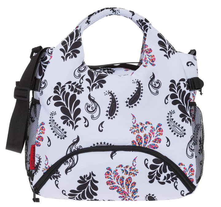 Alessandro Baby Wickeltasche Weekender Bag inkl Wickelmatte Windeltasche Thermo-Flaschentasche Fixie