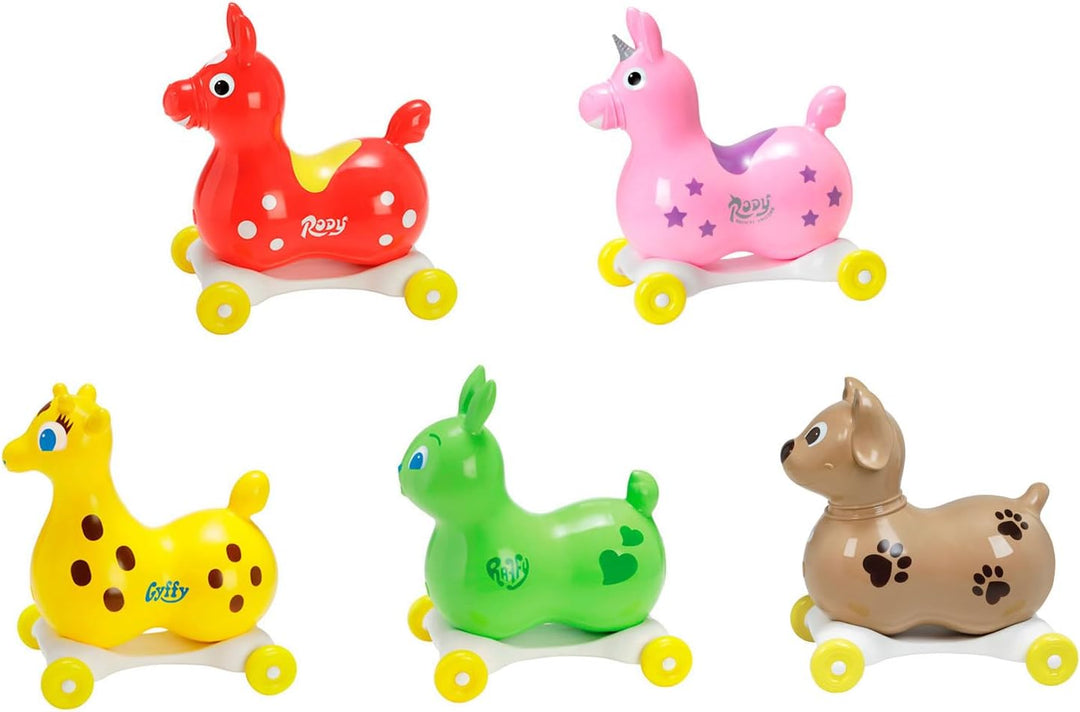 Gymnic Speedy Base mit Rädern für Kinder 50 x 32 cm, verwandelt Rody, Gyffy, Raffy und Kody in EIN d