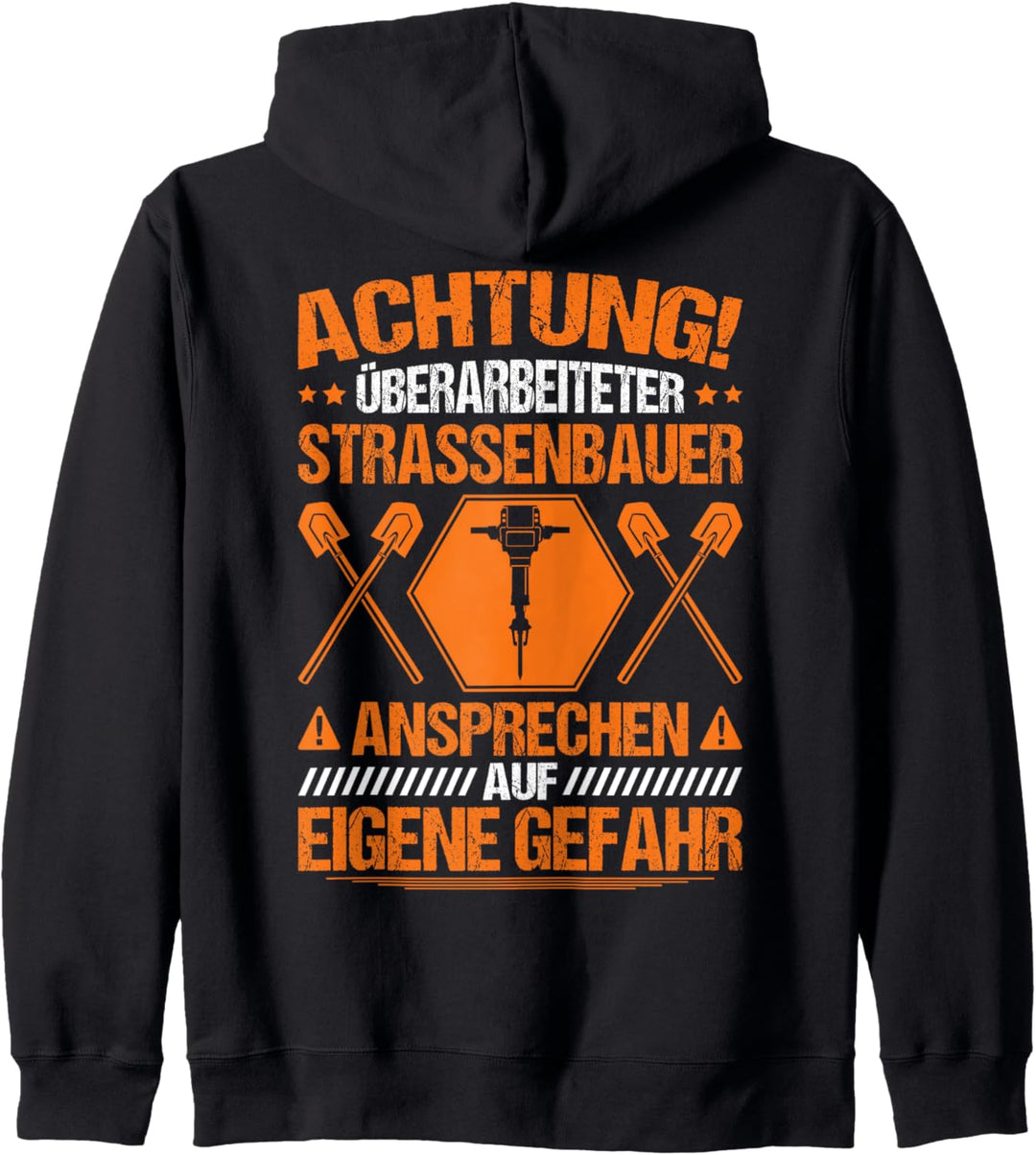 Überarbeiteter Strassenbauer Kapuzenjacke