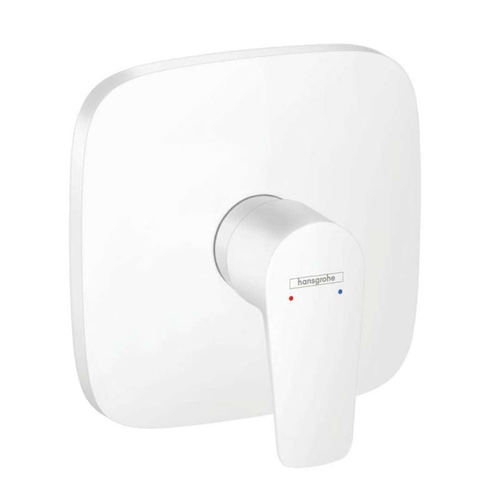 hansgrohe Duscharmatur Talis E, Unterputz Einhebel-Wannenmischer, Mattweiss Matt-weiss Dusche, Matt-