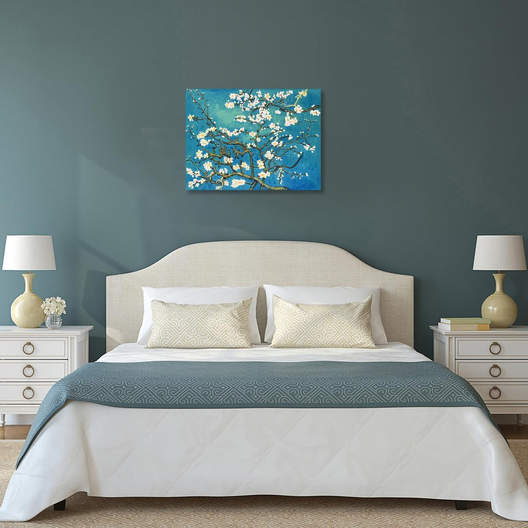 Fokenzary Hand Painted Oil Painting on Canvas Vincent Van Gogh Classical Irises Reproduction Wall De