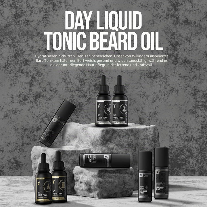 The Beard Struggle Day Liquid Tonic Bartöl für Männer – Silver Collection (Alfheim's Forests) – Bart