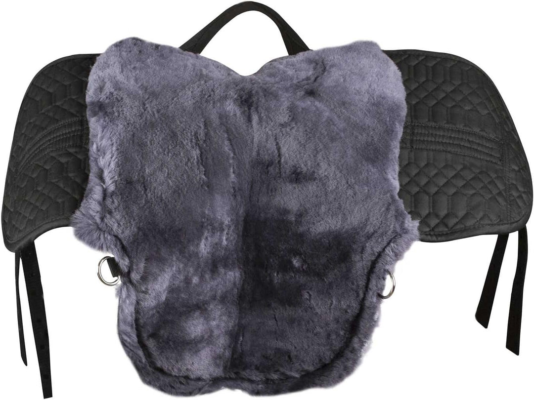 Engel Reitsport Lammfell Fellsattel R1 Pony Lammfell anthrazit