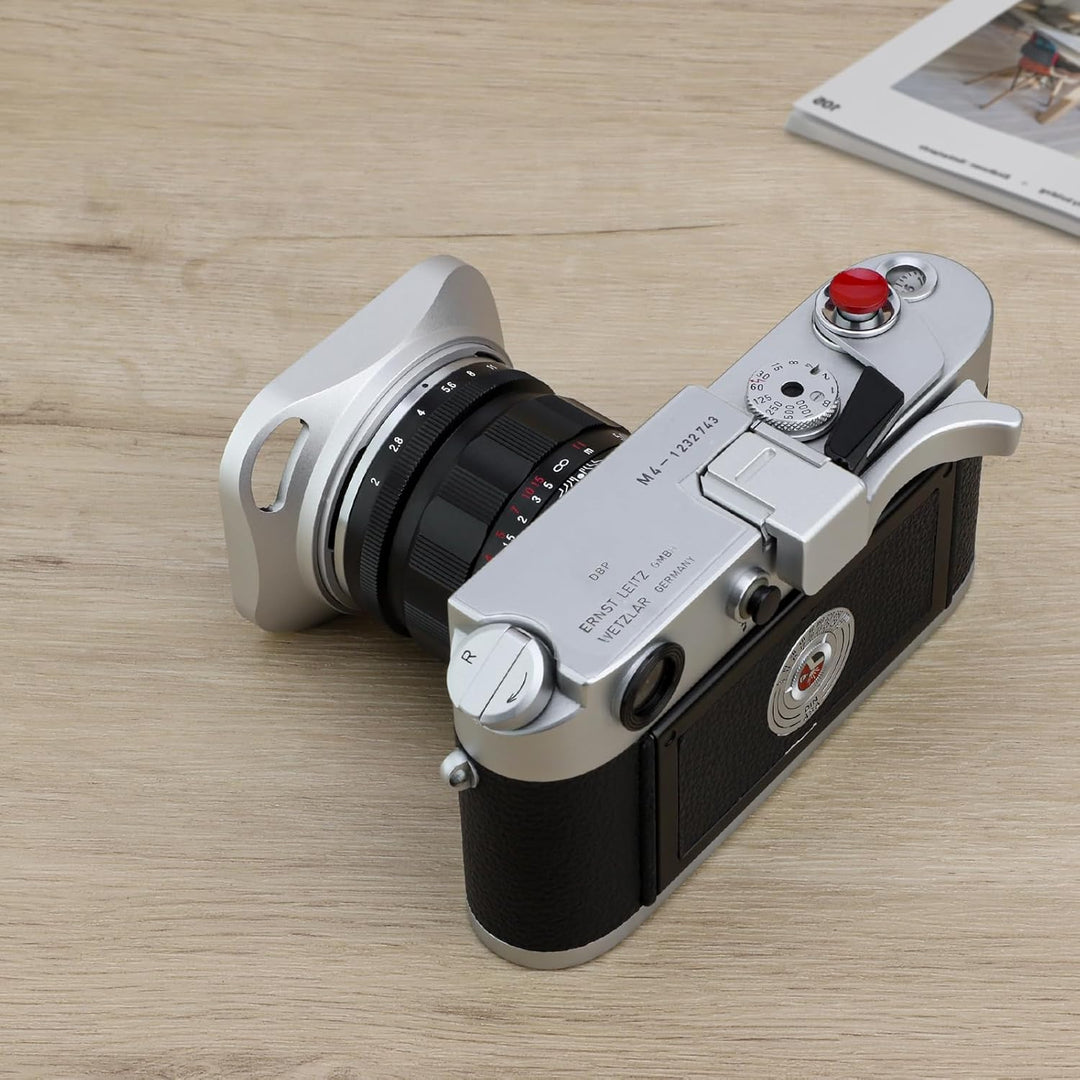 Haoge LH-ZM33P Gegenlichtblende mit Bajonettverschluss, Metall, rechteckig, für Carl Zeiss Distagon