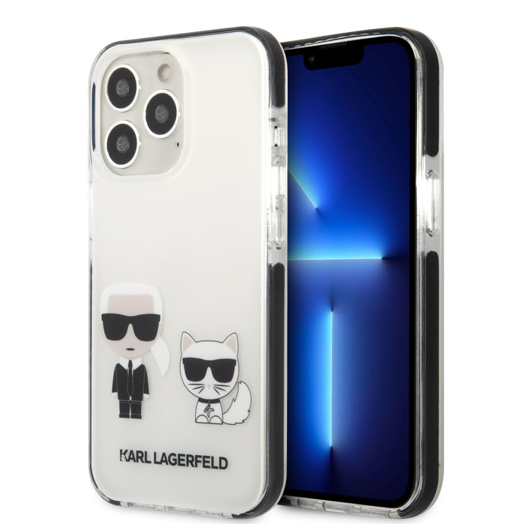 KARL LAGERFELD KLHCP13XTPEKCW Hülle für iPhone 13 Pro Max 6,7" hardcase Weiss Kar