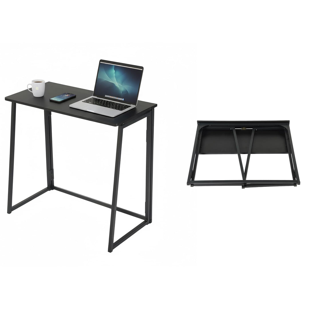 1 Stück Klein Klapptisch Schreibtisch 80CM Breite Computertisch Laptoptisch Klappbar Laptop Computer