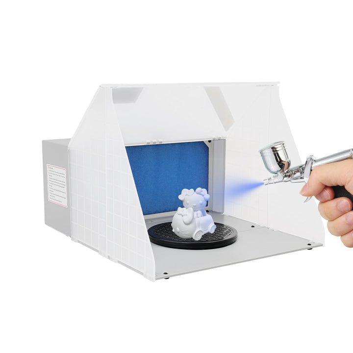 SHZICMY Airbrush Absauganlage 3m³/min, Airbrush Spritzkabine Absauganlage, Rutschfest Sprühkabine Ab
