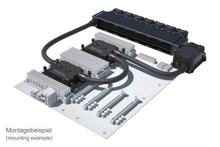 ALPHACOOL Compatible ES Reservoir 1U DDC Vers. bk | 1017717
