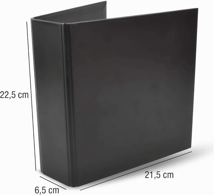 3L DVD Aufbewahrung - Kombipack mit 50 doppelte DVD Hüllen &amp; 2 DVD Ordner &amp; 50 Strips - Praktische A