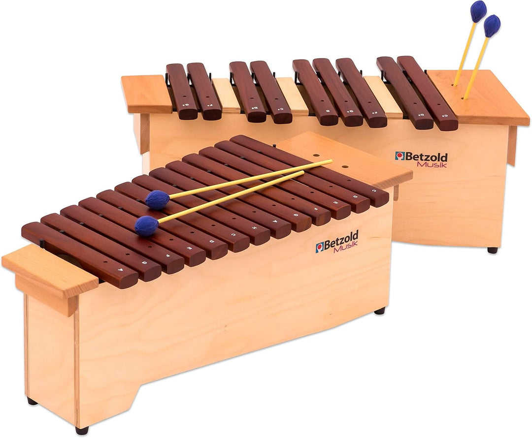 Betzold Musik - Alt-Xylophon - Klangstäbe aus Hartholz, leicht und handlich, chromatisch + diatonisc