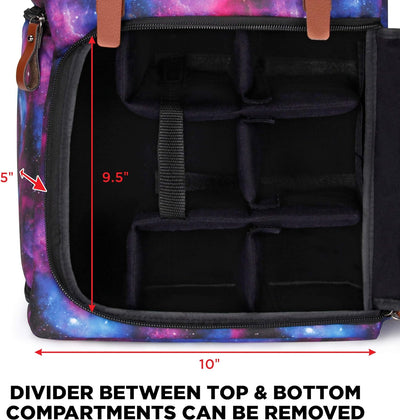 GOgroove Kamera Rucksack für Spiegelreflexkameras: DSLR Backpack ideal für Reisen, ausreichend Platz
