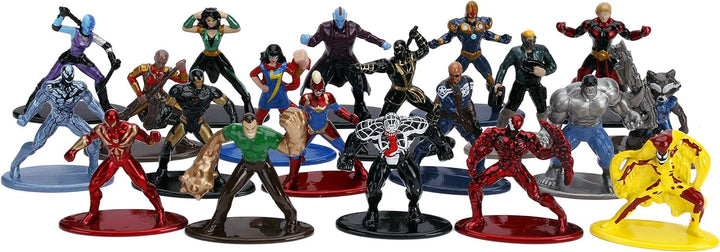 Jada Toys 253225010 Wave 3 Marvel 20-Pack Nano Sammelfiguren, Welle 3, 20 Stück/Set, Die-cast, 4 cm,
