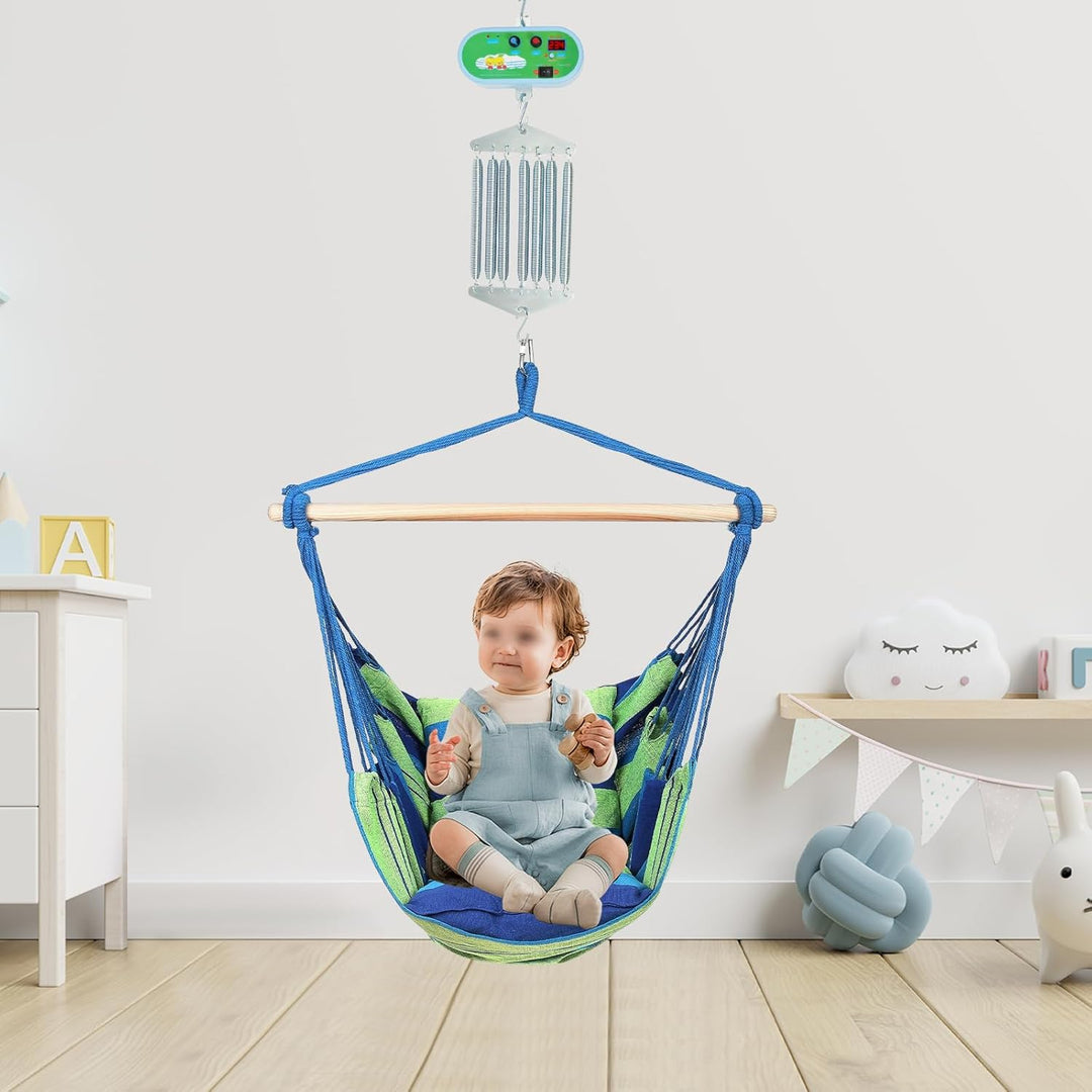 Elektrischer Wiegenmotor mit 7 Federn, Automatik Schaukel Regler für Baby Hängewiege, Einstellbare A