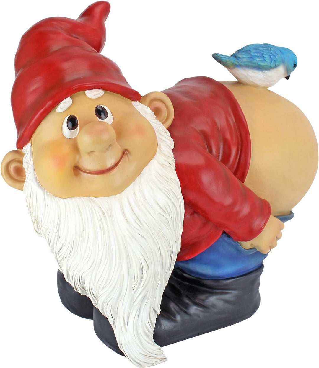 Design Toscano Gartenzwerg Loonie Moonie, mehrfarbig, Masse: 23 x 30,5 x 30,5 cm Gnome Statue: Large