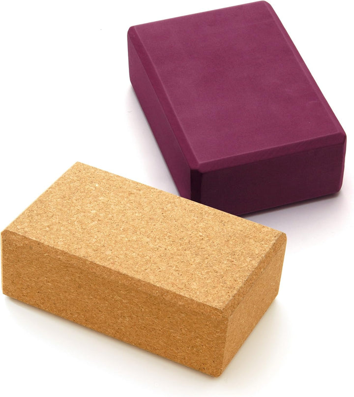 SISSEL Yoga Block aus Kork (ca.23 x 12 x 7,5 cm)