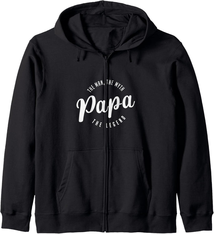 papa the man the myth the legend Vintage Distressed Kapuzenjacke