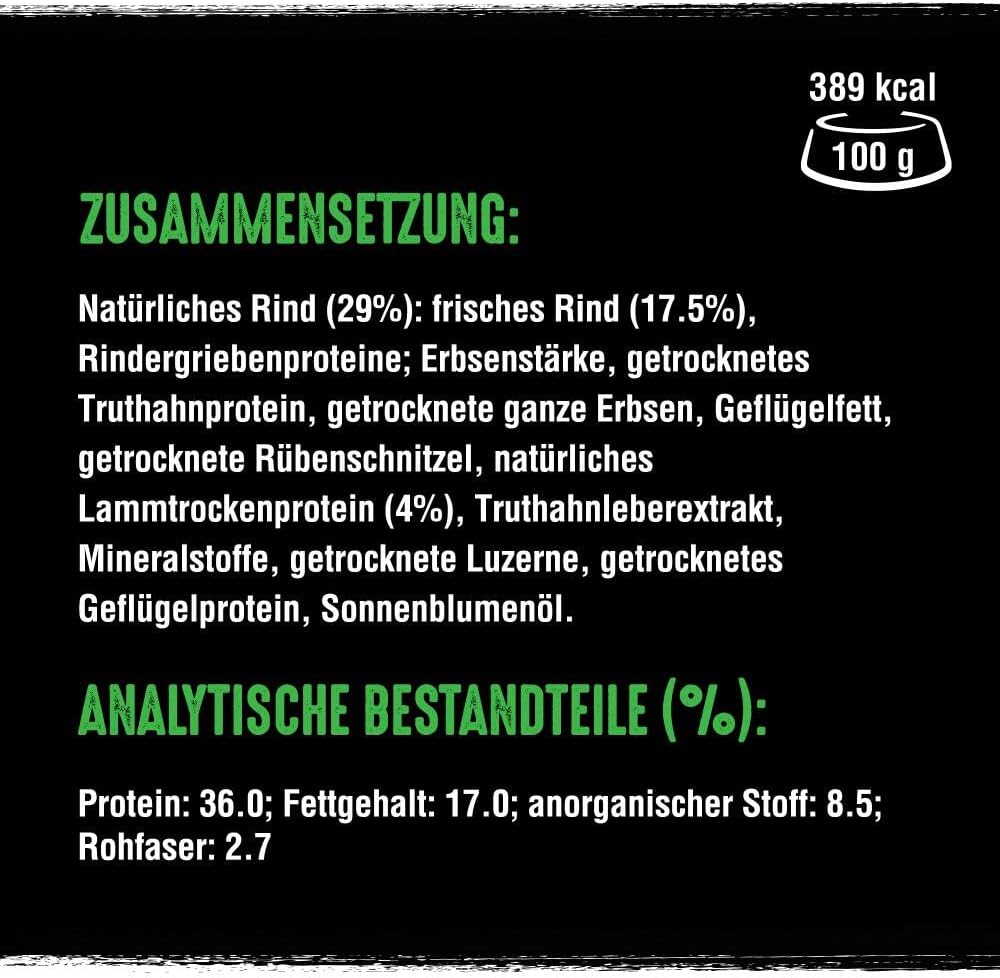 Crave Premium Trockenfutter mit Lamm & Rind für Hunde – Getreidefreies Adult Hundefutter mit hohem P