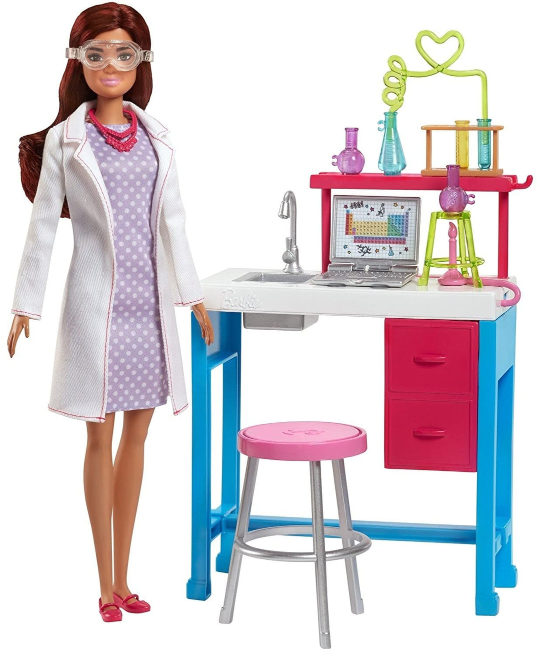 Mattel Barbie FJB28 Berufe Spielset Labor