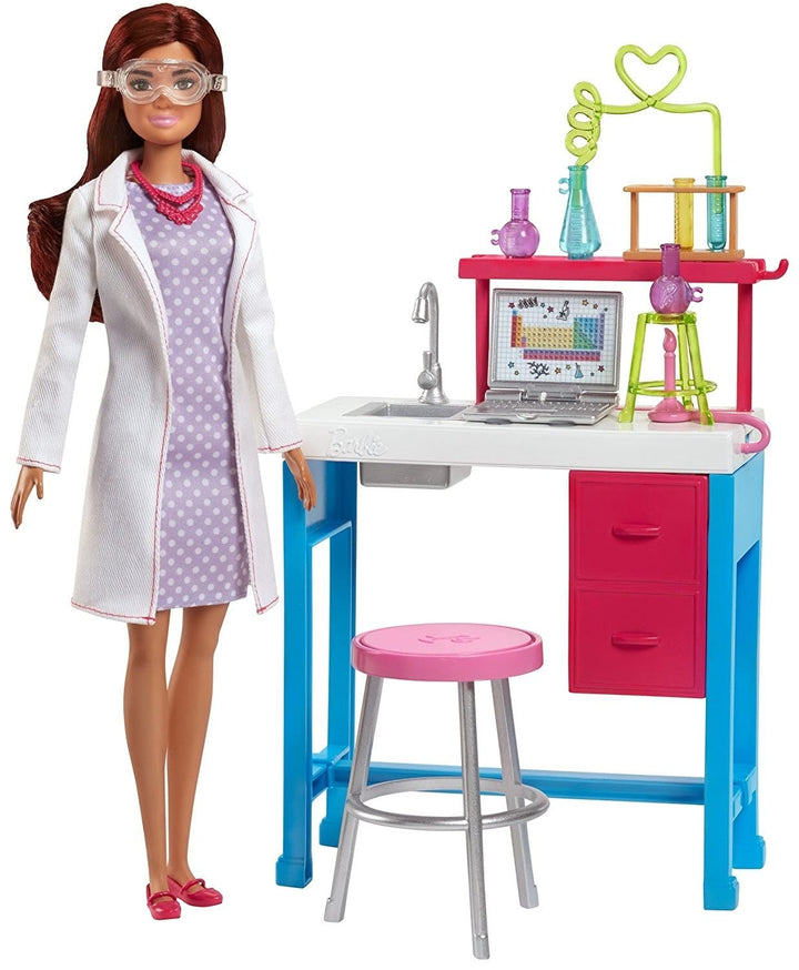 Mattel Barbie FJB28 Berufe Spielset Labor