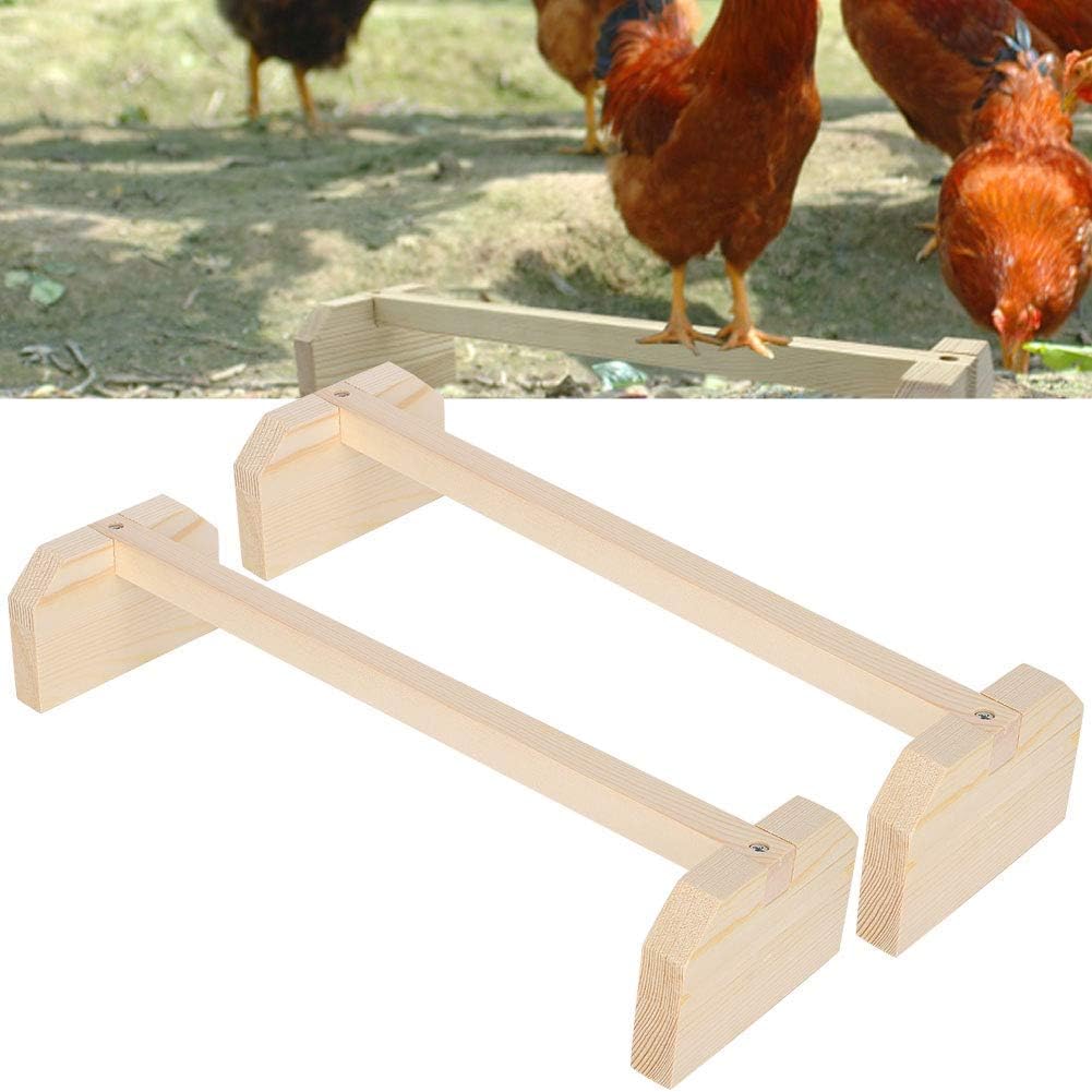 Fdit Huhn Holz Stand Bank Vieh Vieh natürliche Stand Rute Training Sitzständer Rack für Huhn Haustie
