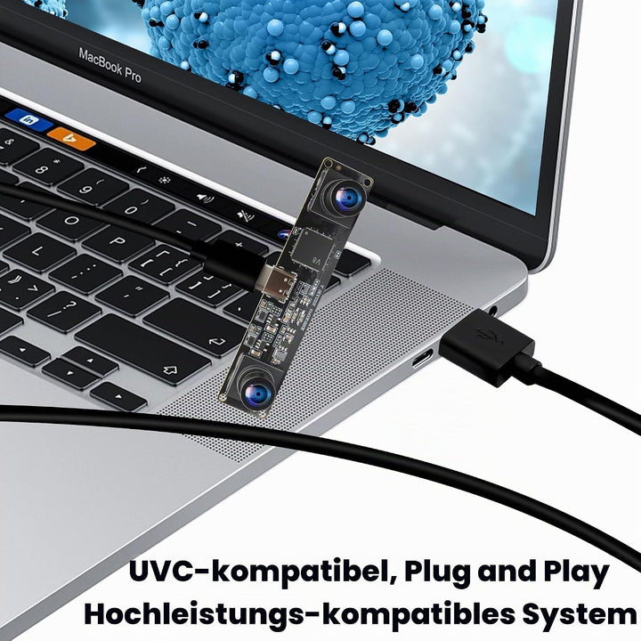 ELP 120fps 3D Stereo USB Kamera Global Shutter 1200P Synchronisierung Dual Lens USB Kameramodul 90 G