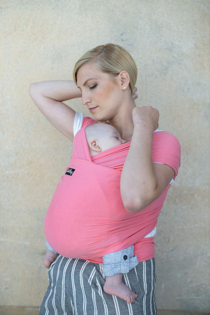 CuddleBug Tragetuch Baby Neugeborene - Elastisches Babytrage Neugeborene ab Geburt & Kleinkinder bis