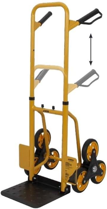 VITO Sackkarre Treppensteiger klappbar | 150kg Tragkraft | Handkarre zum klappen - Transportkarre |