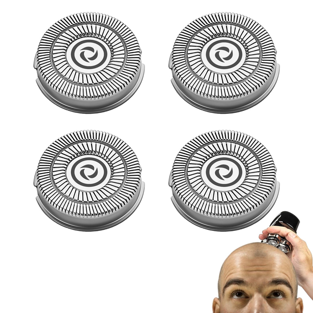 Ersatzkopf passend für Skull Shaver Pitbull Elektrorasierer (4 Stück), 4 Stück