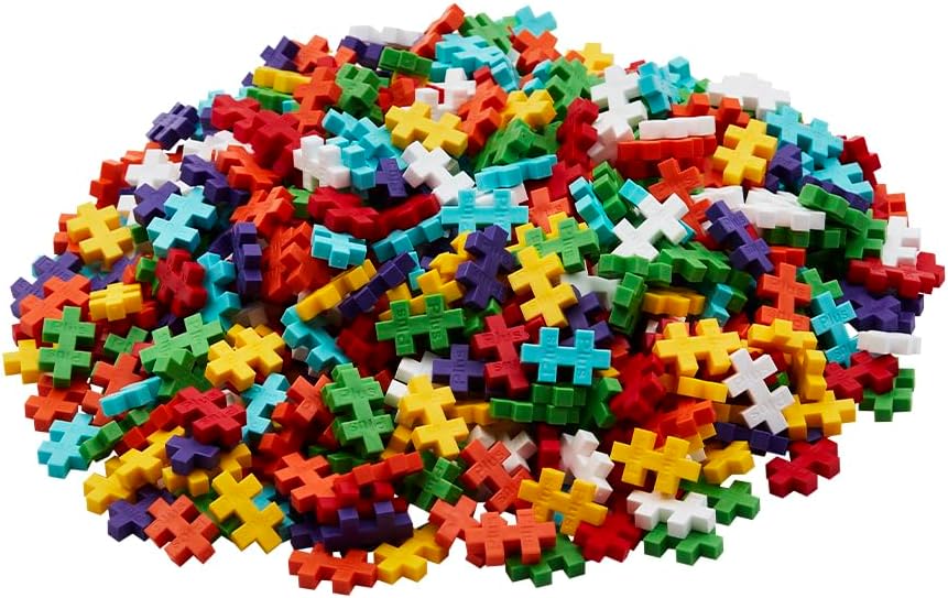 Plus-Plus 3976 Geniales Konstruktionsspielzeug, Regenbogen, Kreativ-Bausteine, Bausteineset für Kind