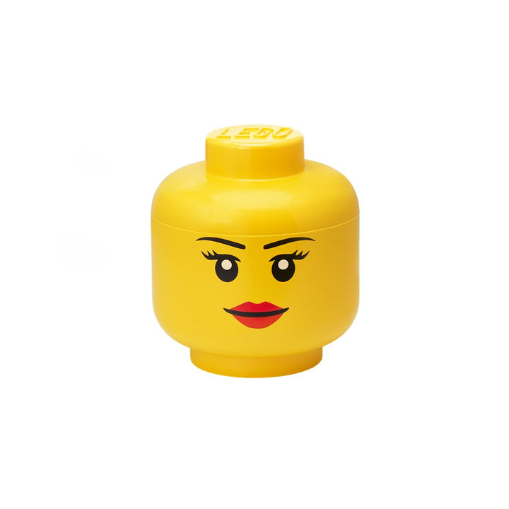 Lego 40311724 Aufbewahrungsbox in Legokopf-Form Mädchen Small, Mädchen Small