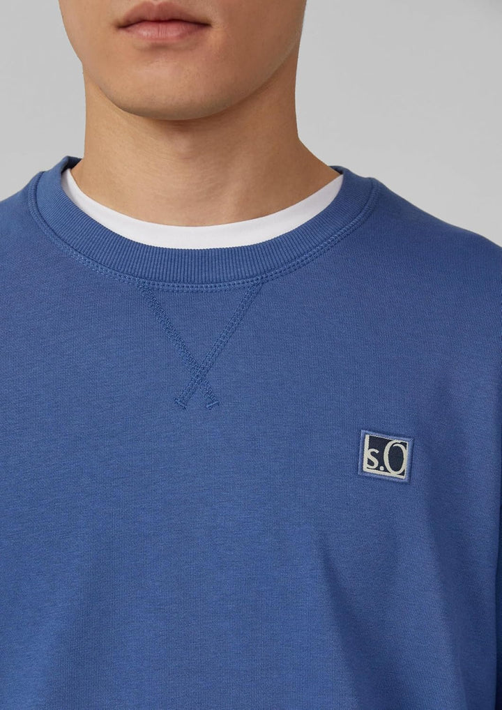 s.Oliver Herren Sweatshirt M Royalblau, M Royalblau
