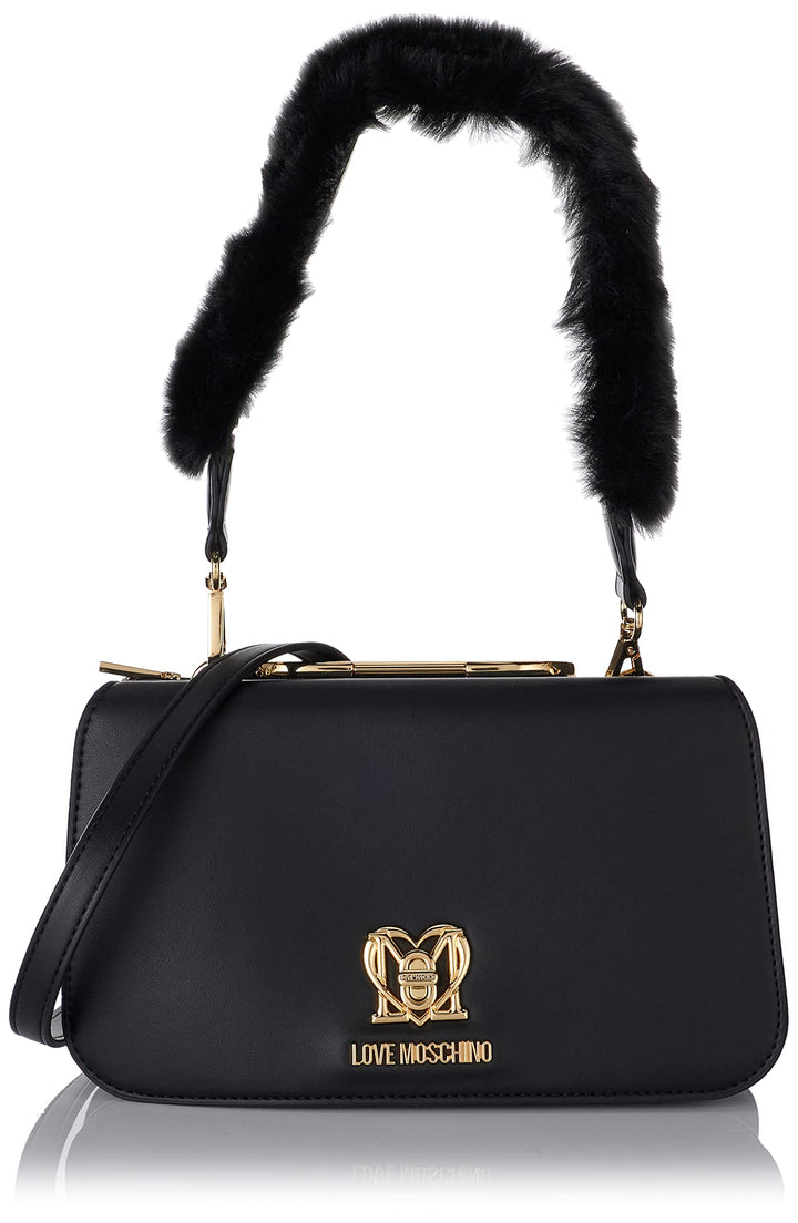 Love Moschino Damen Jc4390pp0fko0 Umhängetasche Schwarz, Schwarz