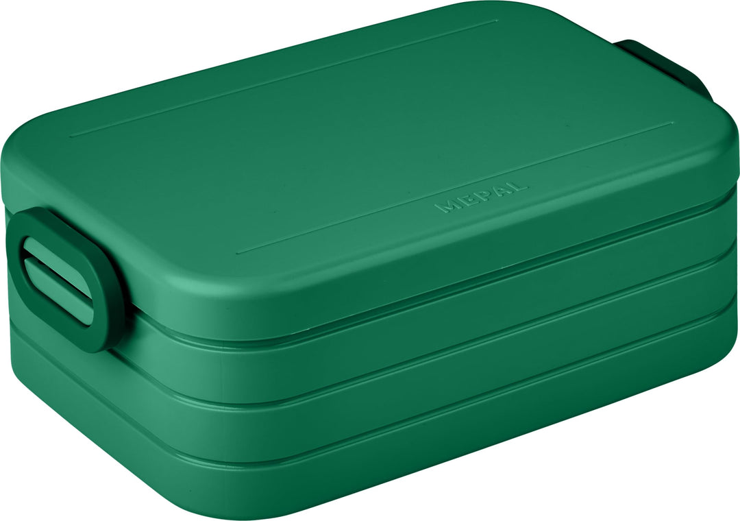 Mepal Brotdose Midi – Brotdose To Go - Lunchbox für 2 Sandwiches oder 4 Brotscheiben - Meal Prep Box