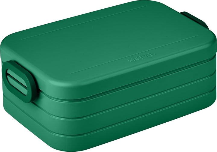 Mepal Brotdose Midi – Brotdose To Go - Lunchbox für 2 Sandwiches oder 4 Brotscheiben - Meal Prep Box