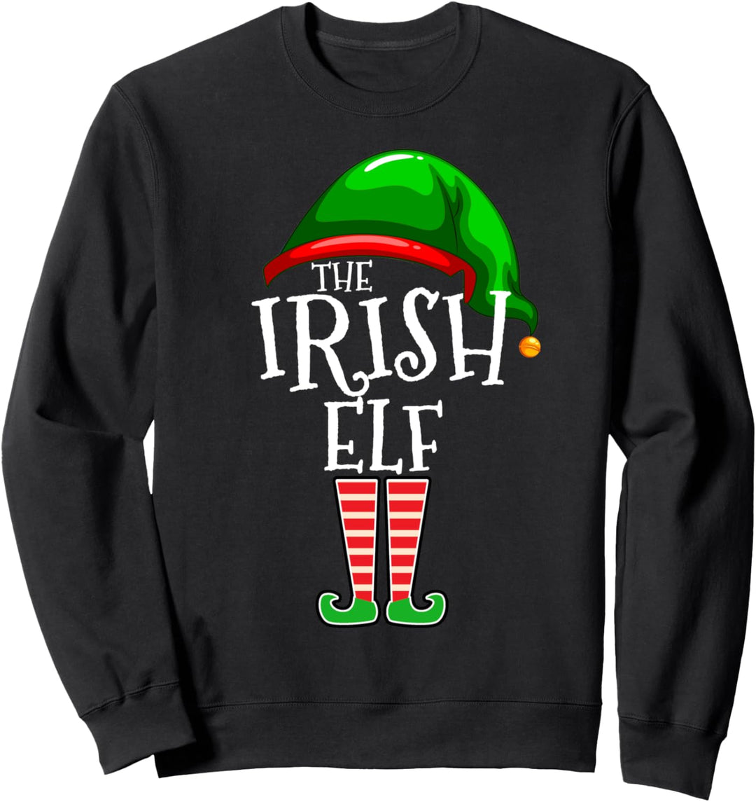 The Irish Elf Family Matching Group Christmas Gift Funny Sweatshirt