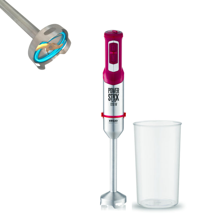 Stabmixer mit maximaler Leistung von 1200 W. Power Stick Max mit Mixbecher