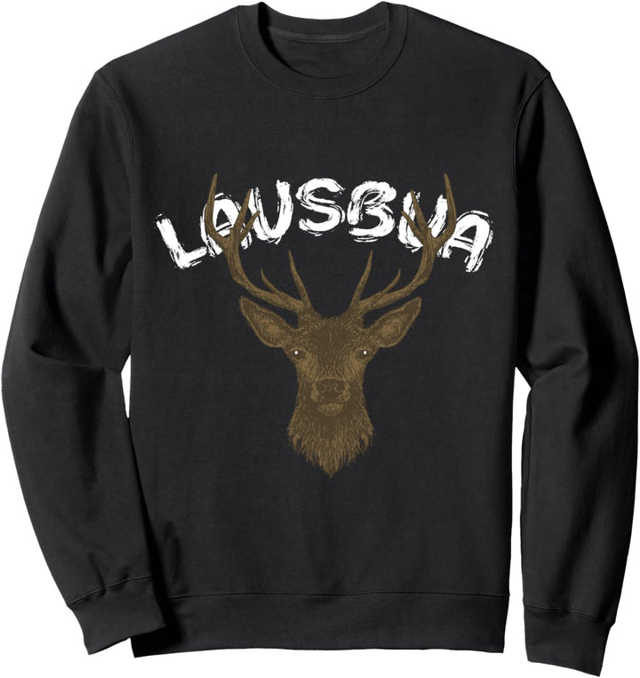 Hirsch Lausbua Trachten Lederhose Tirol & Bayern Herren Sweatshirt