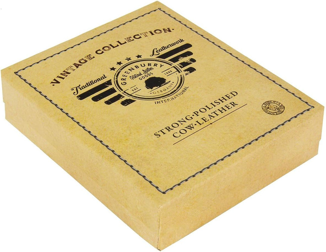 Greenburry Geldbörse 12,5 x 3 x 10 cm sattelbraun, Sattelbraun