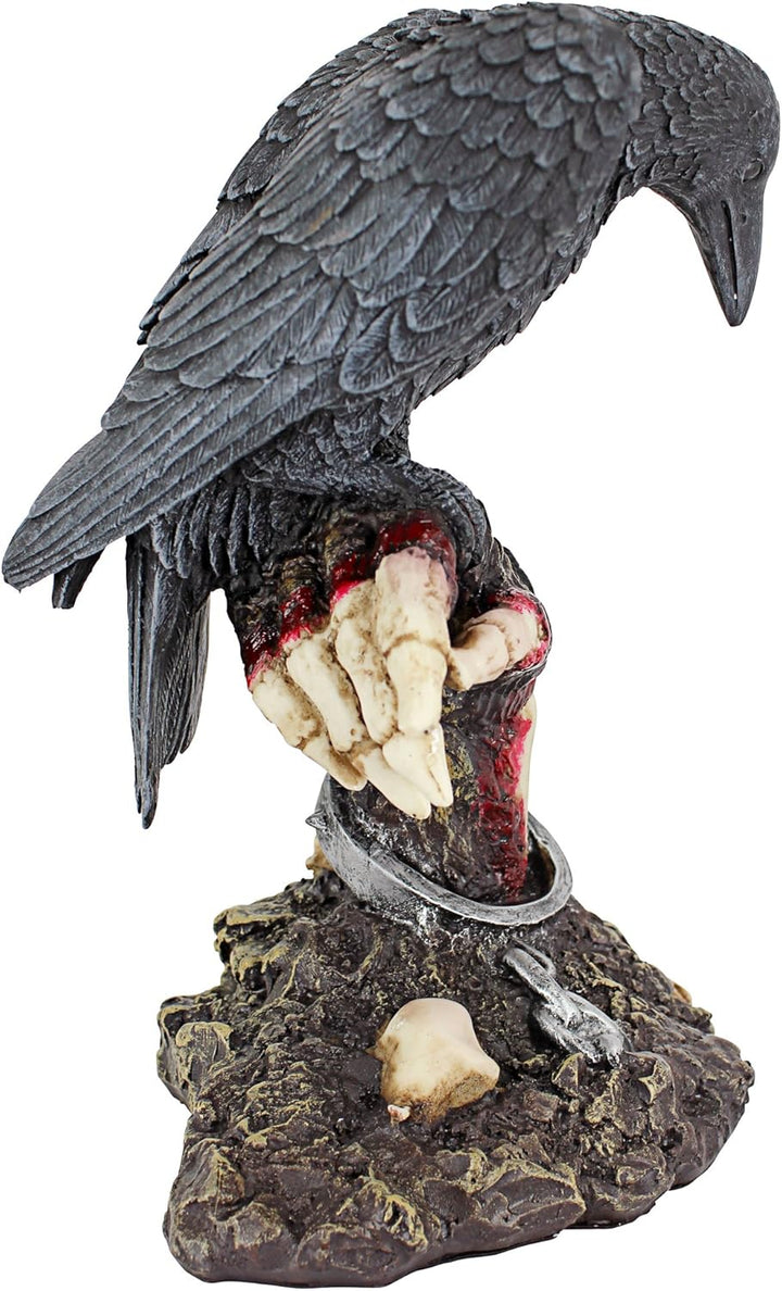 Design Toscano Des Raben Stange, Zombie-Statue Zombie-Hand, Zombie-Hand