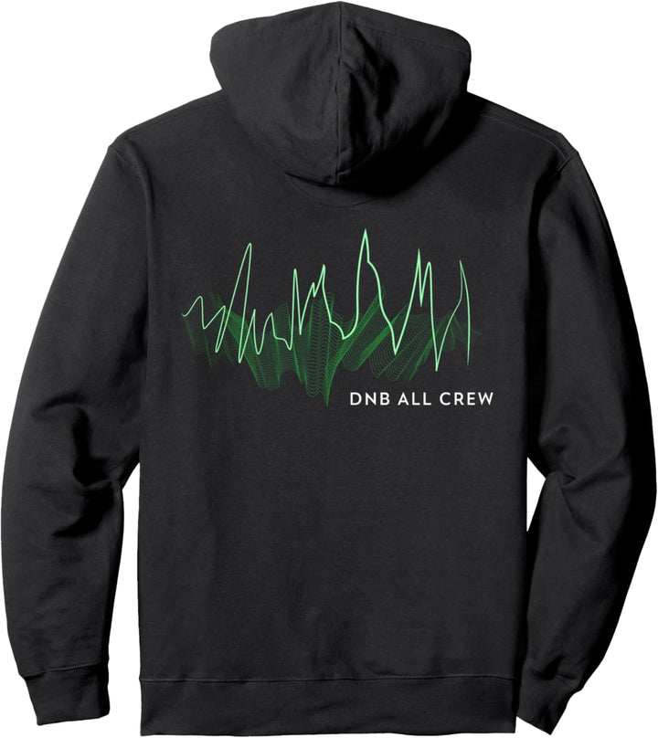 Drum And Bass Sound Music Liquid DnB Jungle EDM Rave Pullover Hoodie