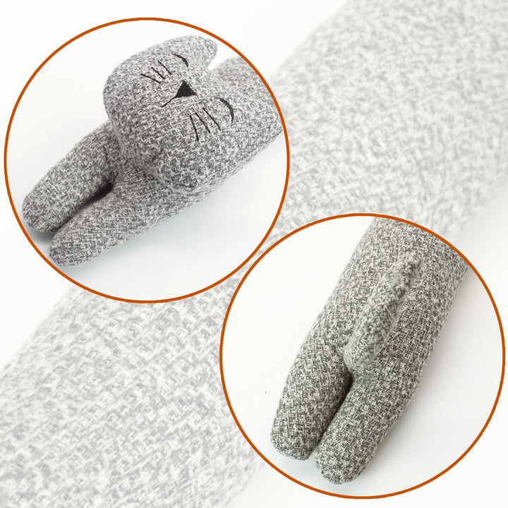 SANFERGE Robuster Zugluftstopper für die Tür, 91,4 cm, 1,4 kg, dekorativer schalldichter Tür-Zugluft