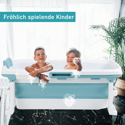 Joparri Faltbare Badewanne Erwachsene klappbare mobile bathtub für Badezimmer, Dusche und Balkon| Id