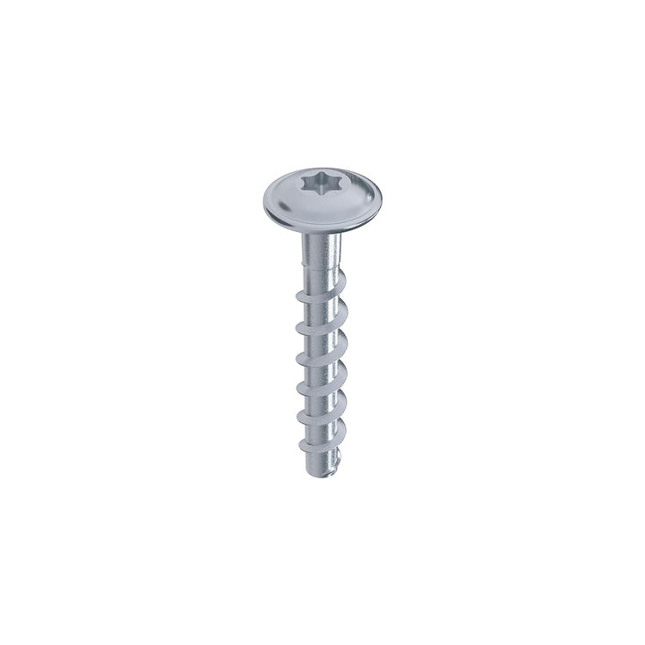 TOX Schraubanker Sumo Max 1 FK 6x50 mm, Flachkopf, Stahl verzinkt, bauaufsichtlich zugelassen für di