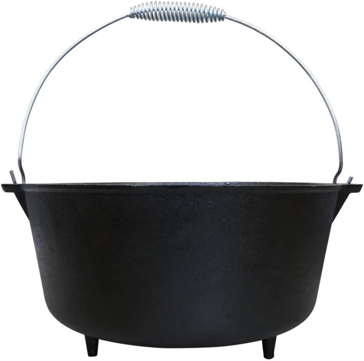 Bluecraft Premium Dutch Oven 4.5 qt mit Füssen Schmor-Topf Gusseisen Feuertopf
