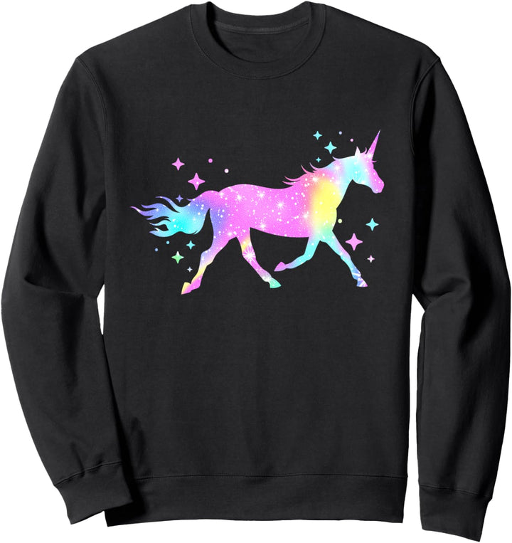 Tier Fabelwesen Märchenfantasie Magisches Einhorn Sweatshirt